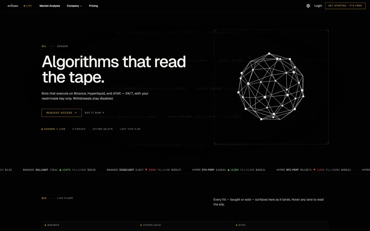 Exogen, Fintech