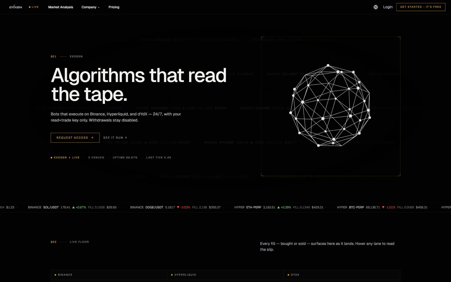 Exogen, Fintech · Indie product, after